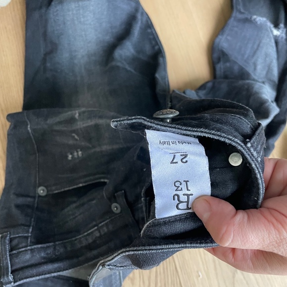 R13 Black Jeans - Picture 2 of 3